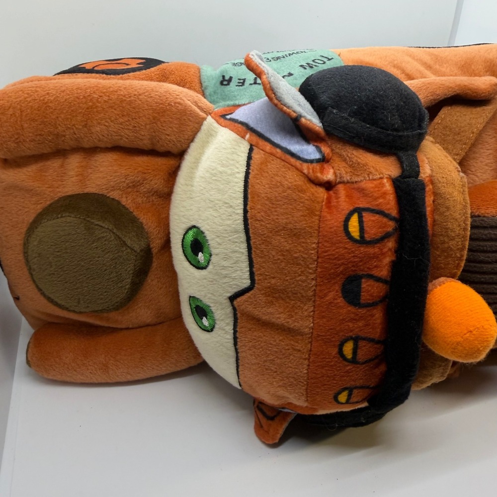Disney Pixar Cars Mater Plush Stuffed Toy Towing Radiator Springs 7in Orange‎ - Picture 12 of 16